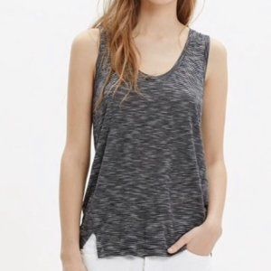 Madewell High-Low Striped Tank Top